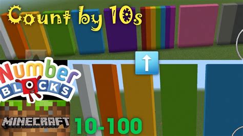 The Ultimate Best Count By 10s In Minecraft Numberblocks From 10 To 100