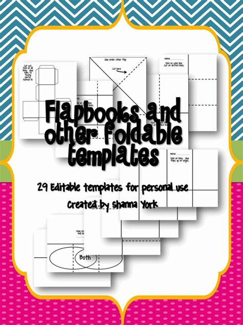 Free Foldable Templates For Teachers Printable Templates