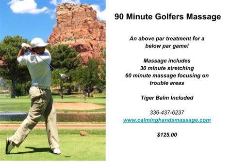 golfers massage