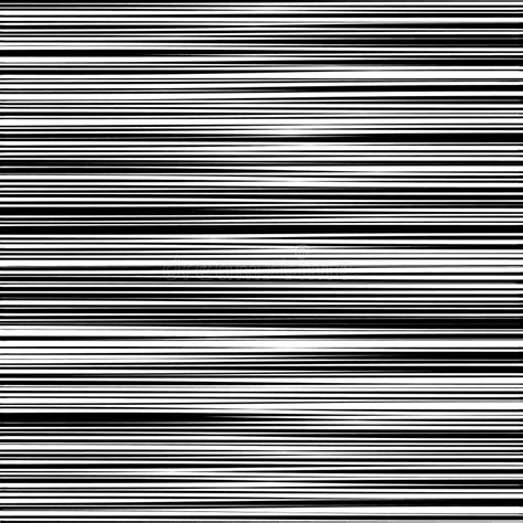 Horizontal Black And White Stripes Stock Vector Illustration Of