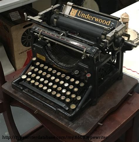 1924 Underwood 5 On The Typewriter Database