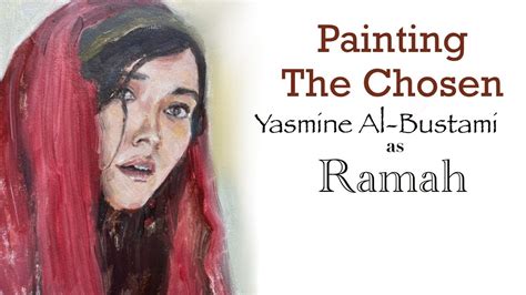 Painting The Chosen Season 2 Yasmine Al Bustami As Ramah Youtube