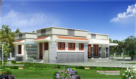 Single Floor Budget Home Design In 1300 Sqfeet Kerala