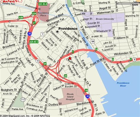 Map Of Providence Ri Streets