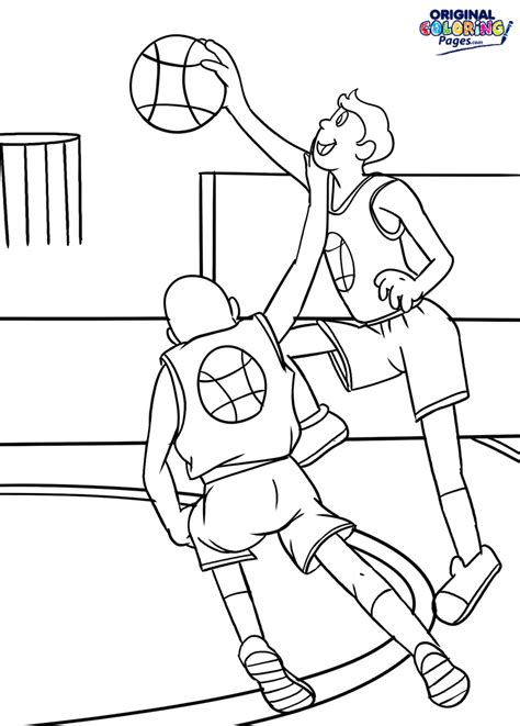 Slam Dunk Coloring Pages Coloring Pages