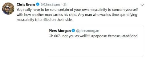 Chris Evans Slams Piers Morgan For Dad Shaming Daniel Craig