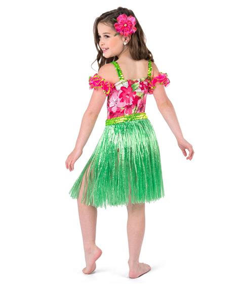 10151 Hula Cutie Trajes Hawaianos Disfraz De Hawaiana Niña Trajes