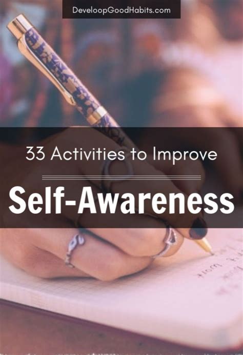33 Self Awareness Activities For Adults And Students Self Awareness