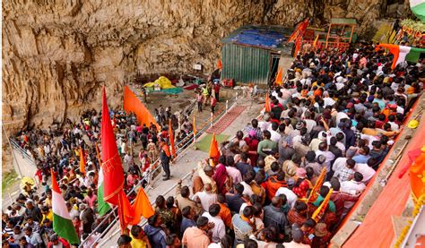 Number Of Amarnath Yatra Pilgrims Crosses 4 Lakh Mark Telangana Today