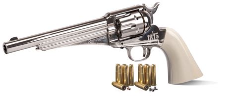 Crosman Remington 1875 Co2 Revolver Kal 45 Mm Diabolo Und Bb Nickel