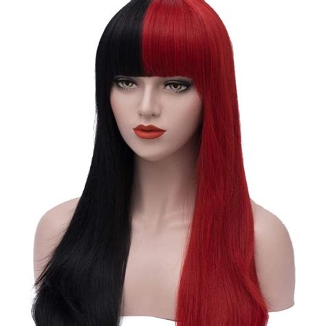35 Latest Split Dye Hair Black And Red Elegance Nancy