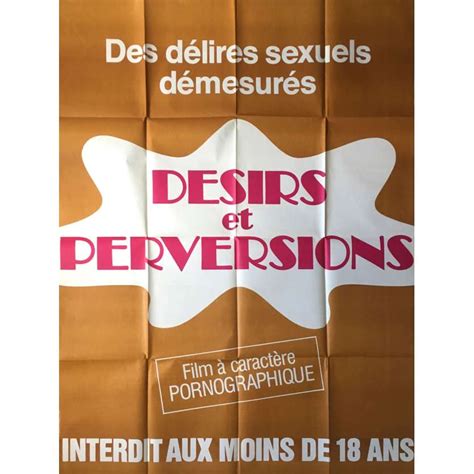 Desirs Et Perversions Adult Movie Poster X In