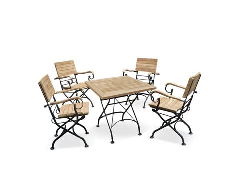 Its makeover included a refinish in a darker stain. Square Bistro Table and Chairs Set