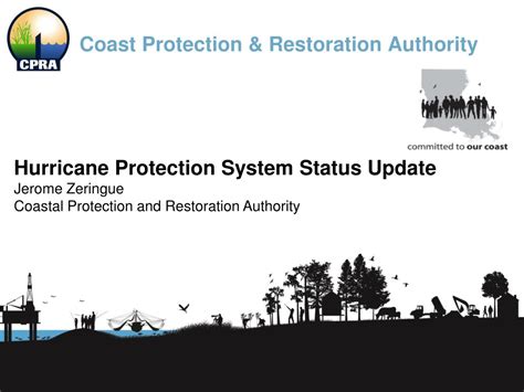 Ppt Coast Protection And Restoration Authority Powerpoint Presentation