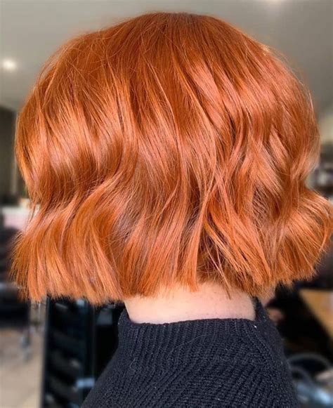 40 Copper Hair Color Ideas Thatre Perfect For Fall Bright Copper Bob Haircut