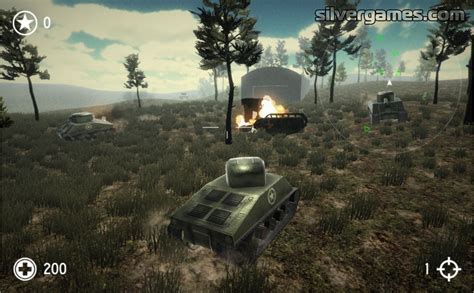 Tank War Simulator Play Online On Silvergames 🕹️