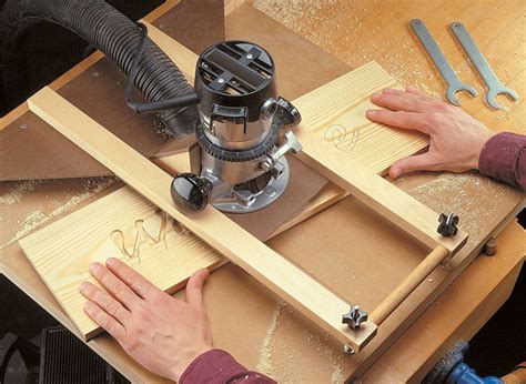Shop Made Pin Router Woodworking Project Woodsmith Plans