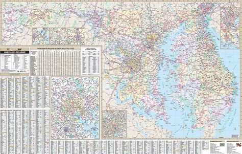 Maryland Wall Map Satellite Zip Style By Marketmaps M