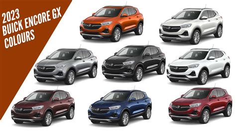 2023 Buick Encore Gx All Color Options Images Autobics Youtube