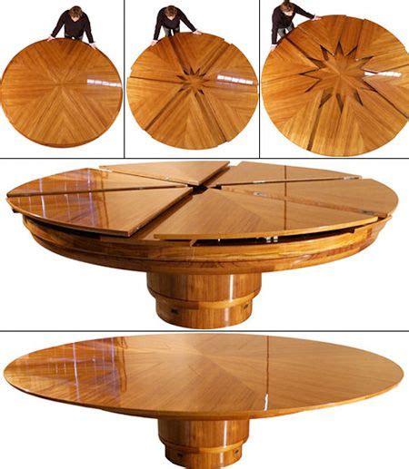 Transforming Fletcher Capstan Table Can Double In Size At Push Of