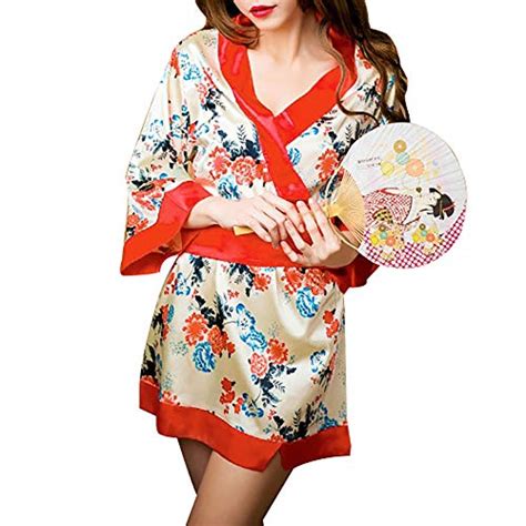 Buy Women S Kimono Sakura Floral Print Short Cosplay Traditional Japanese Haori Wear Lounge Wear