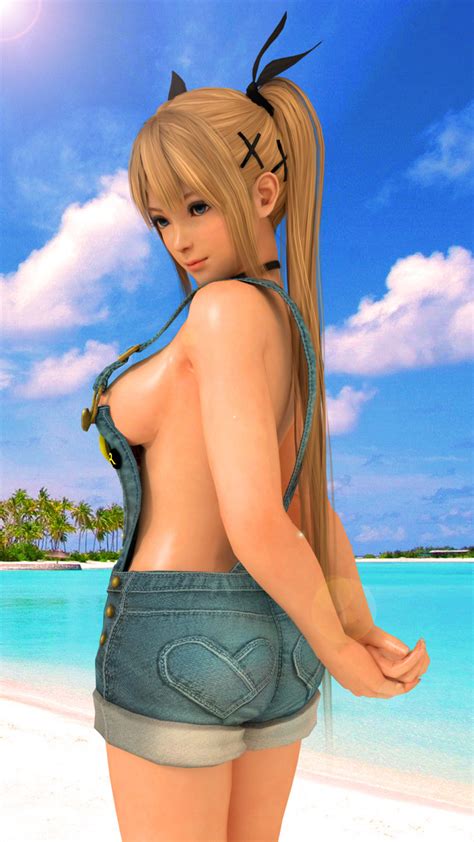 Marie Rose Dead Or Alive Tecmo Highres 1girl 3d Areola Slip Ass