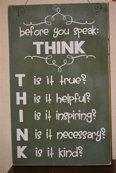 Think Before You Speak Quotes Quotesgram