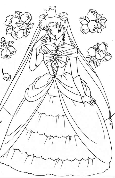 Sailor Moon Cat Coloring Page Coloring Pages