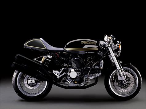Ducati Vintage Black And Gold Ducati Ducati Sport 1000 Cafe Racer