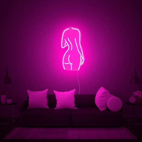 Naked LED Neon SignGiftWall DecorCustom SignNeon Etsy