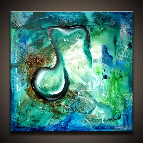 Abstract Paintings By Peter Dranitsin Music Note Abstract