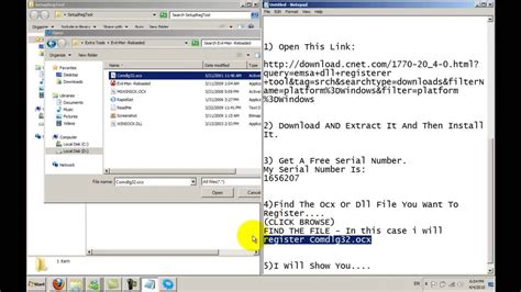 Register Ocx And Dll Files On Windows 7 Register Mswinck