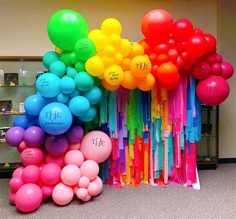 We Love Rainbows Such A Pleasure To Craft This Balloon And Tassel