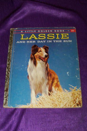 Vintage 1958 Lassie And Her Day In The Sun A Little Golden Book 307