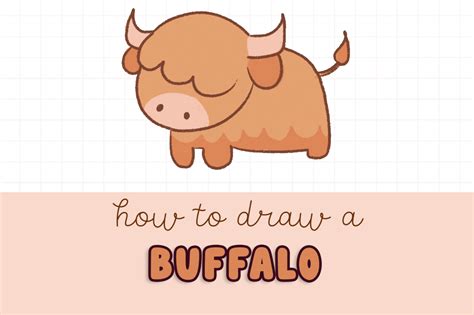 How To Draw A Buffalo Easy Beginner Guide