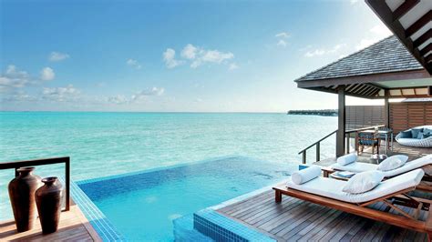 Beautiful Swimming Pool At Maldvies Maldives Resort Maldives
