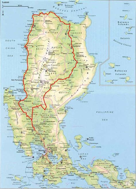 Map Of Luzon 1 Mapsofnet