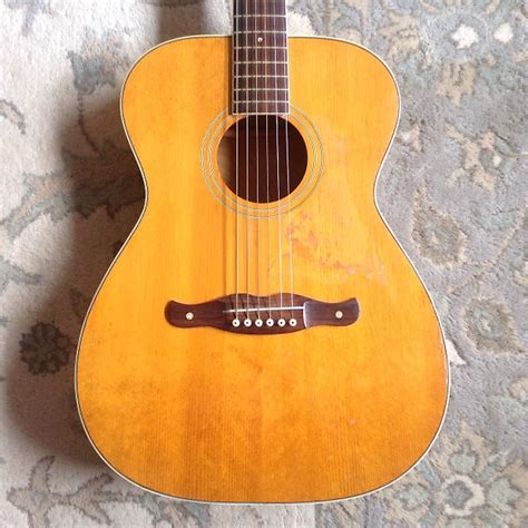 Vintage 1969 Harmony H168 Acoustic Guitar Reverb
