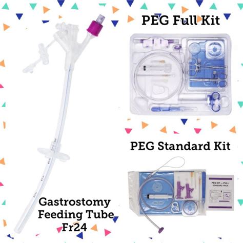 Peg Tube Kit Percutaneous Endoscopic Gastrostomy Tube Standard Kit Or