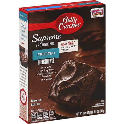 Betty Crocker® Delights Brownie Mix Supreme Frosted 191 Oz Box Buehlers