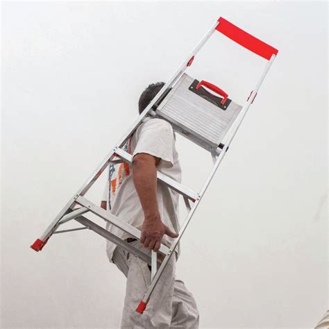 This lightweight aluminum, 6' step ladder opens easily with just one hand and offers comfortable deep rungs with a large secure standing platform. Little Giant Ladder 6.23 ft Aluminum Flip-N-Lite Type 1A ...