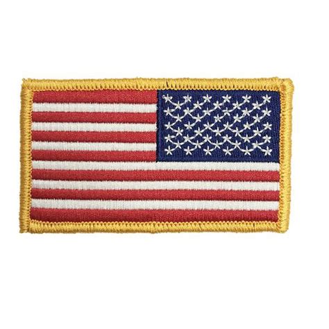 Full Color Reverse Us Flag Patch Us Patriot Tactical