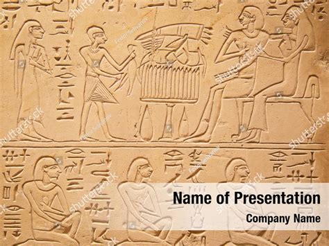 Ancient Egyptian Wall Powerpoint Template Ancient Egyptian Wall