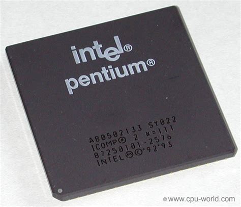 Intel Pentium 133 A80502133 A80502 133