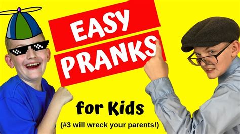 Easy Pranks For Kids 3 And 6 Are Savage Youtube
