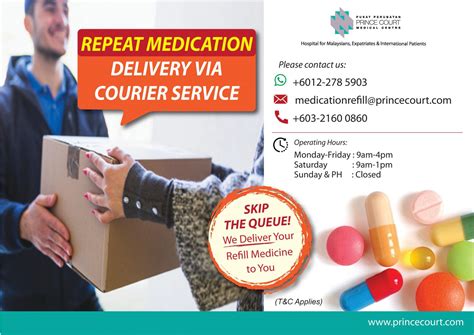 Hospital for malaysians, expatriates & international patients. Medication Via Courier - Prince Court Medical Centre