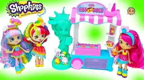 Spk Shopkins Hot Dog Stand With Shoppies Rainbow Kate Doll Americas