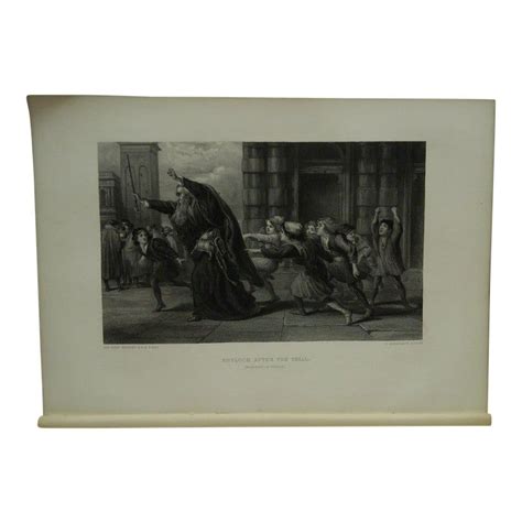 Late 19th Century Vintage Shylock After The Trial Print By Sir John