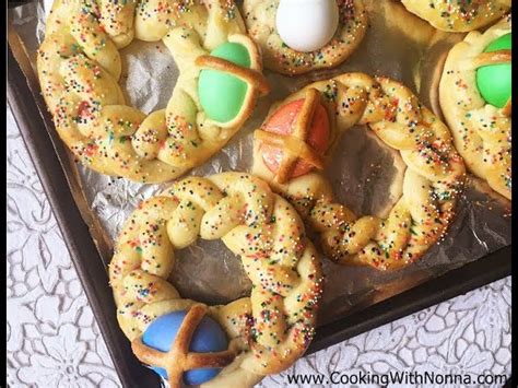 Add two eggs and 1/2 cup flour; Sicilian Easter Bread - Easter Bread Recipes Cdkitchen ...