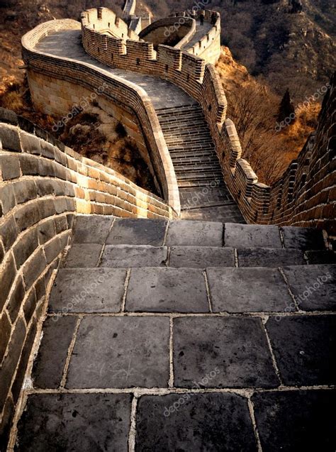Great Wall Of China At Sunrise — Stock Photo © Rawpixel 52449457